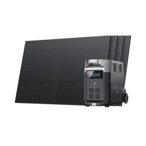 EcoFlow DELTA PRO MAX su saulės panelėmis