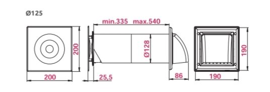 Awenta HRV125P mini rekuperatorius - Image 2